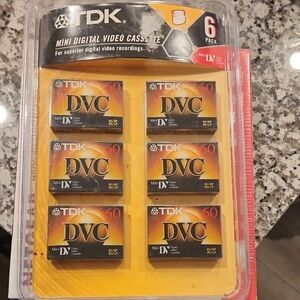 TDK Mini Digital Video Cassette 6-Pack